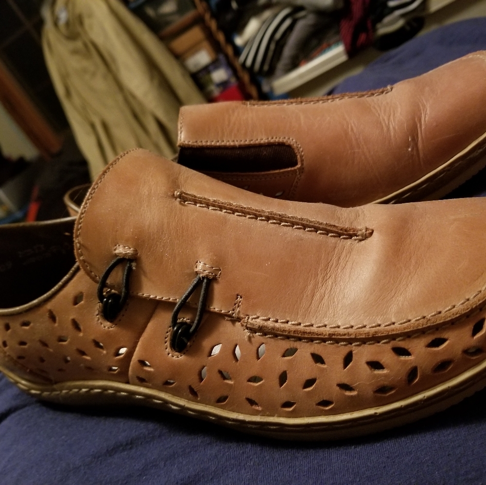 Tan Riekers Womens Loafers Size 9.5 - Picture 2 of 5
